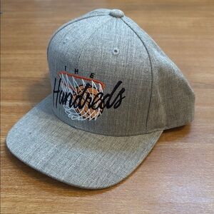The Hundreds Gray Cap with Basketball Graphic